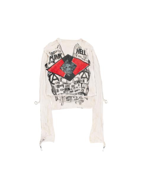 Pre-Owned Vivienne Westwood Vintage 1970's Original Punk Gang Muslin Shirt 'Cream'