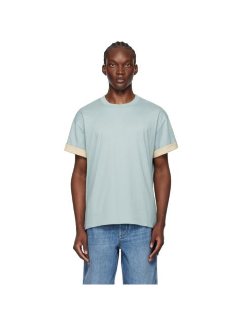 Blue Double Layer T-Shirt