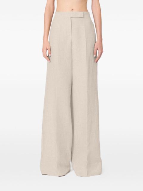 palazzo linen trousers