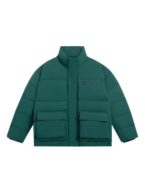 Li-Ning Logo Down Jacket 'Green' AYMS387-4