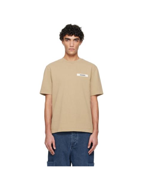 Beige 'The Gros Grain' T-shirt