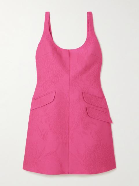 Talia Cloqué Mini Dress