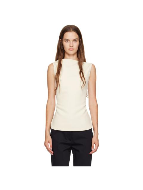 Off-White Open Back Tank Top