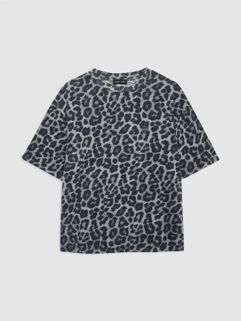 Cohen Tee - Grey Leopard