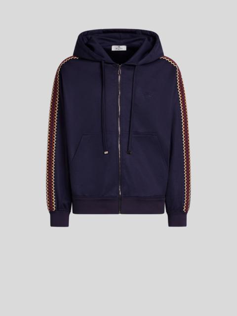 HOODED SWEATSHIRT WITH PEGASO EMBROIDERY