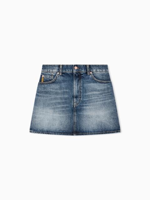 MIDI SKIRT IN FLUID FABRIC