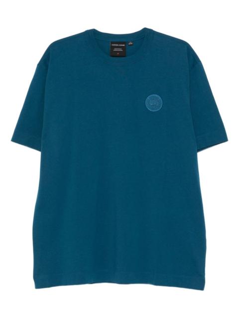 Gladstone disc-embroidered T-shirt