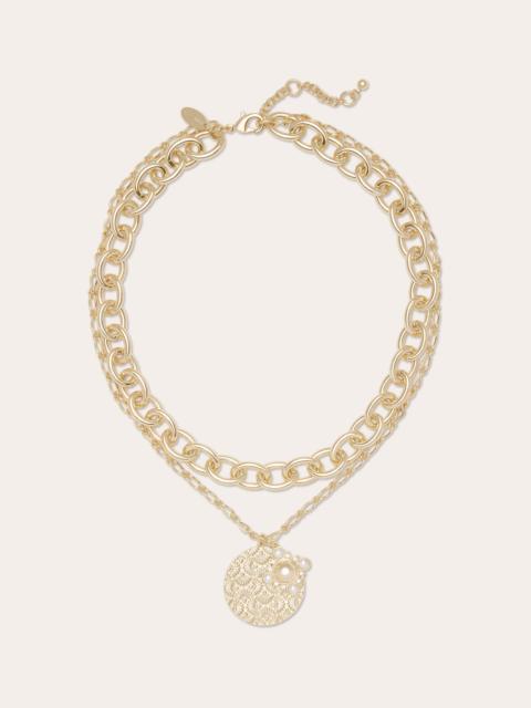 Ariana Medallion Charm Necklace