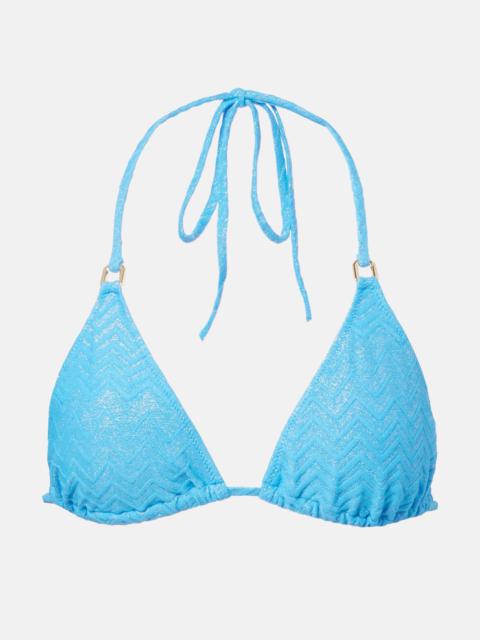 Maine chevron bikini top