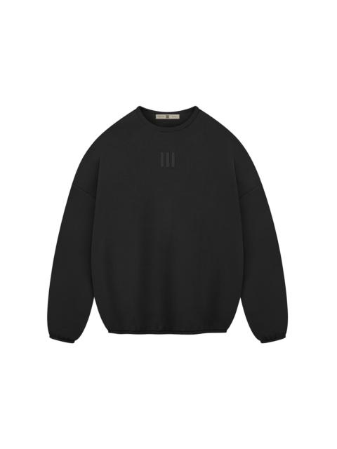 Fear of God Athletics Suede Fleece Crewneck Black