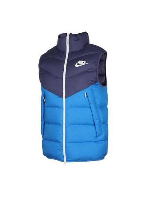 Nike Athleisure Casual Sports Down Vest Blue 928860-557