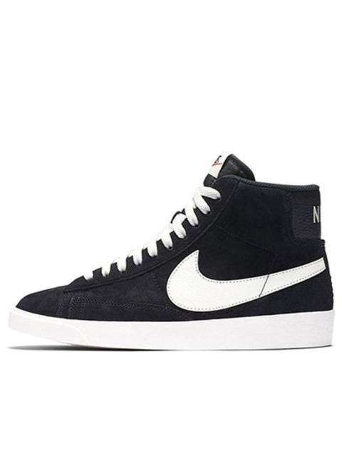 (WMNS) Nike Blazer Mid Vintage Suede 'Black' AV9376-001