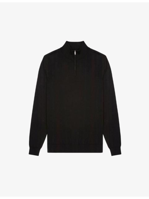 Blackhall funnel-neck merino-wool jumper