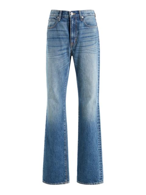Jade Rigid High-Rise Slim Bootcut Jeans blue