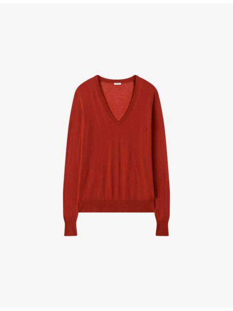 Cashair V-Neck Cashmere Jumper