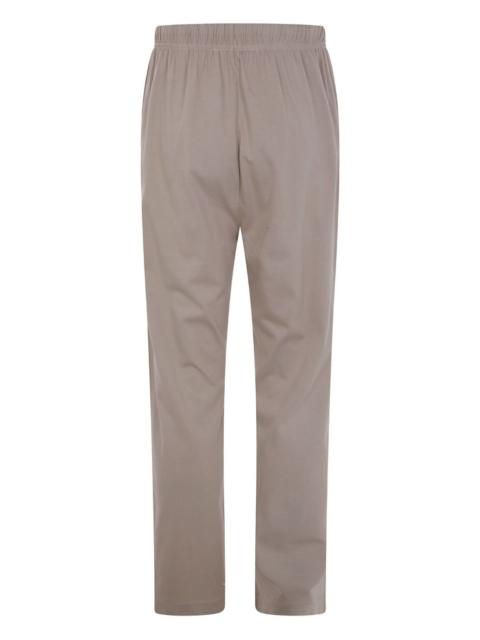 elastic-waistband trousers