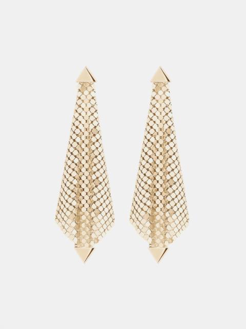 GOLD CHAINMAIL EARRINGS