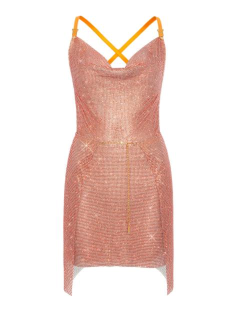 RHINESTONED ADRIANNE DRESS APEROL SPRITZ