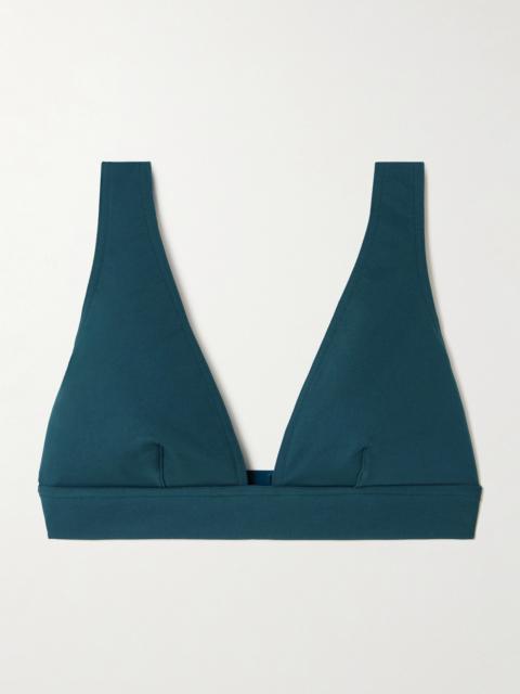 Les Essentiels Chrome Triangle Bikini Top