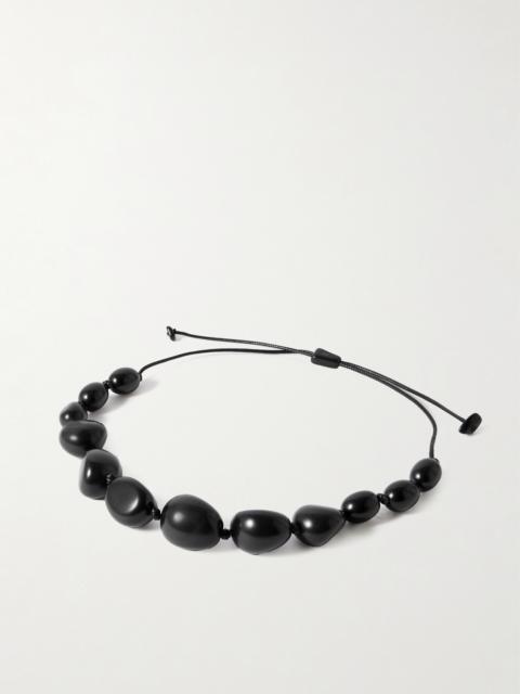 The Statement Tagua And Leather Necklace