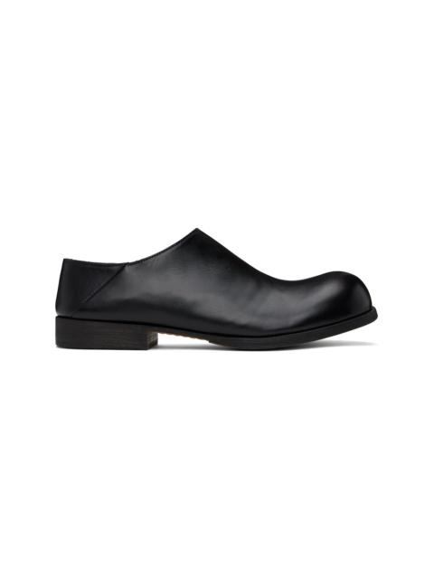 Black Cobbler Calf Shootie Loafers