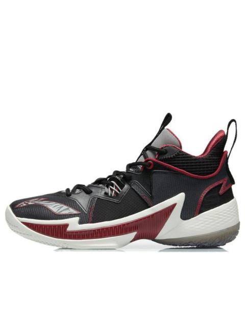 Li-Ning Zhengfeng Mid 'Black Red' ABAR083-1