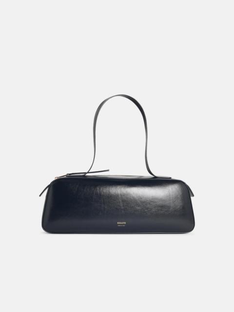 'SIMONA' BLACK LEATHER BAG