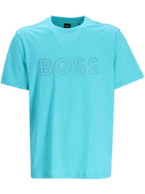 logo-print cotton T-shirt