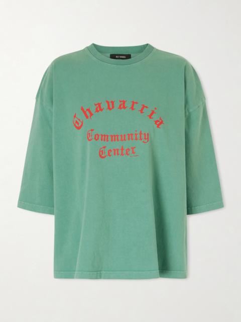 Buffalo Printed Cotton-jersey T-shirt