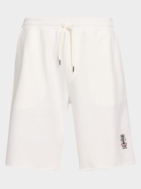 Men & apos;s Cotton-Blend Drawstring Bermuda Shorts