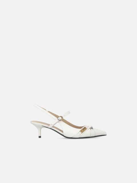 SLINGBACKS WITH STRAPS AND JEWEL DETAILS