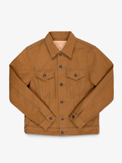 17OZ DUCK MODIFIED TYPE III JACKET - BROWN