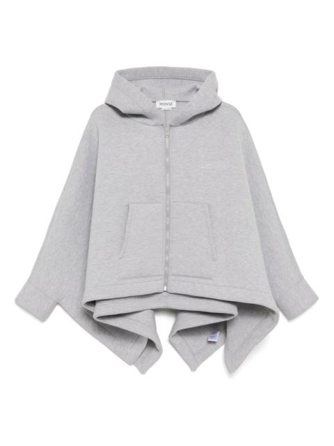 zip fastening poncho