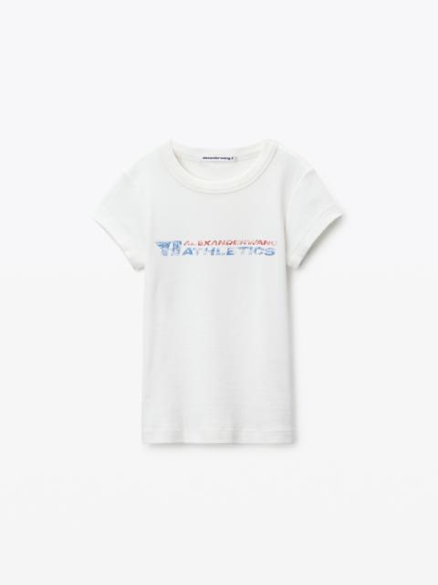 Distressed Logo Tee