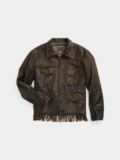 Fringe Leather Jacket