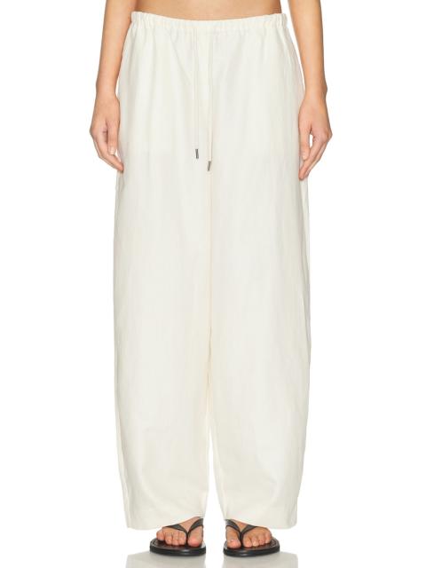 Fine Drawstring Relaxed Pant