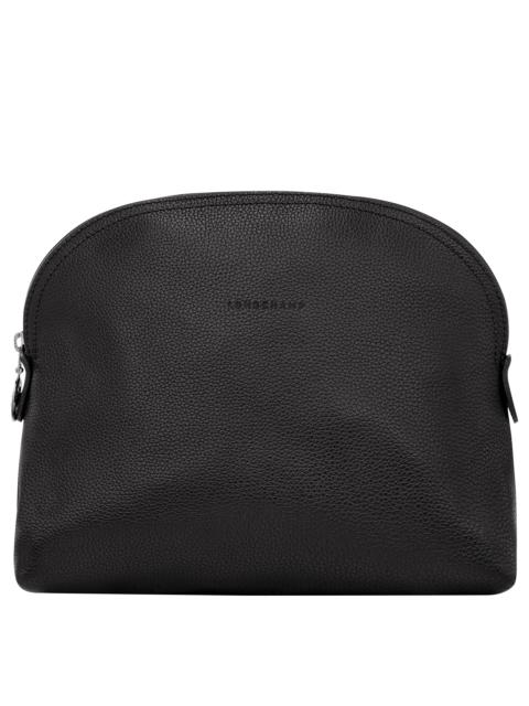 Le Foulonné Toiletry case Black - Leather