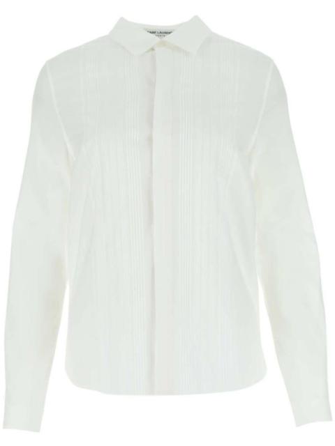 White poplin shirt