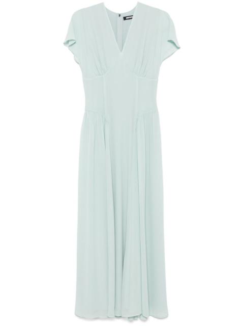 V-neck maxi dress