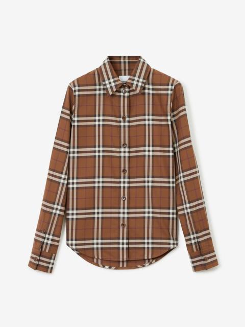 Vintage Check Cotton Shirt