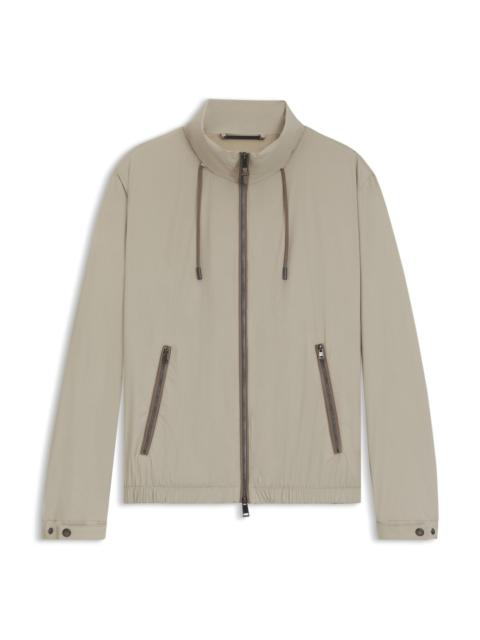 WATER-REPELLENT WINDBREAKER WITH PACKABLE HOOD