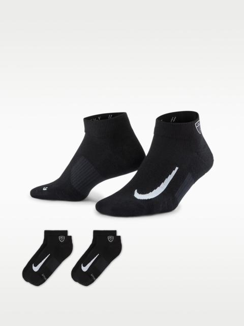 Nike Multiplier Low Golf Quarter Socks (2 Pairs)