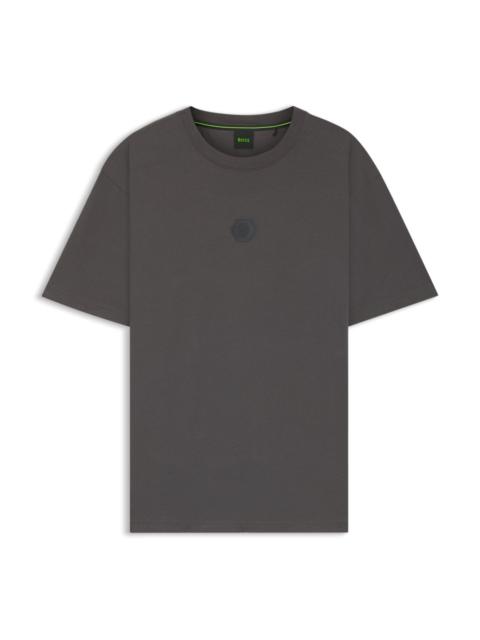 COTTON-JERSEY T-SHIRT WITH DOUBLE B MONOGRAM