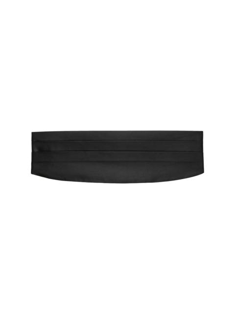 pleated tuxedo belt