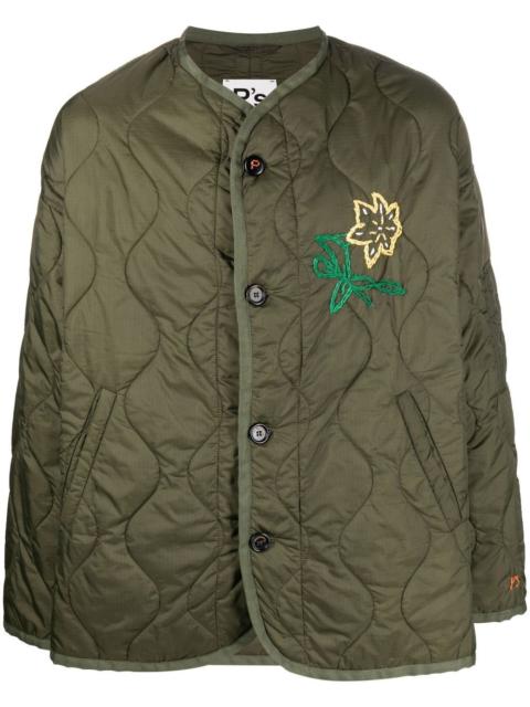 embroidered quilted jacket