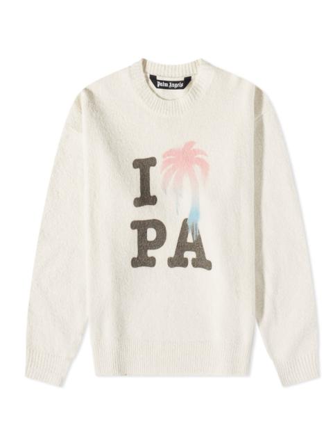 Palm Angels I Love PA Crew Sweat
