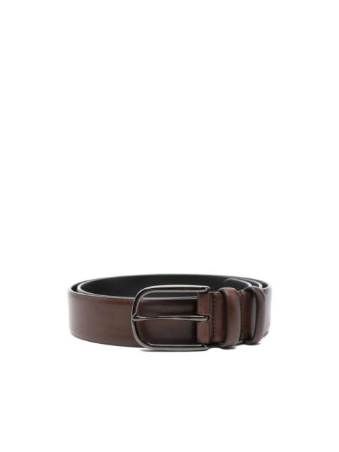 leather buckle belt