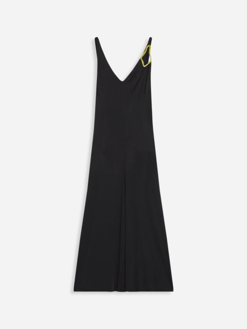 SLEEVELESS A-LINE MIDI DRESS