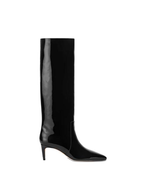60mm pointed-toe knee-high boots