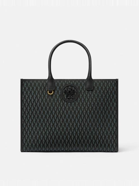 V Allover La Medusa Large Tote Bag